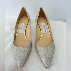 Jimmy choo heels glitter